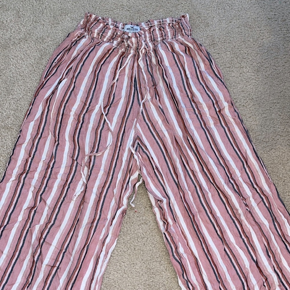 Capri Striped Flowy Pants